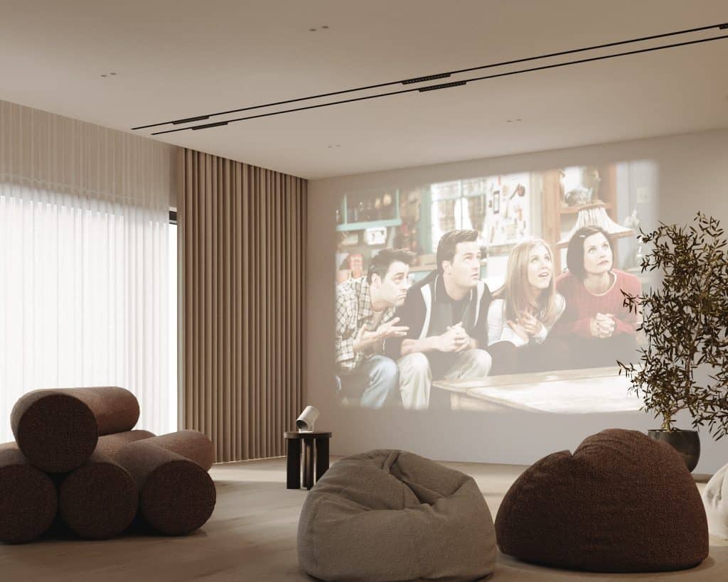 A place to watch films, series and sports broadcasts.