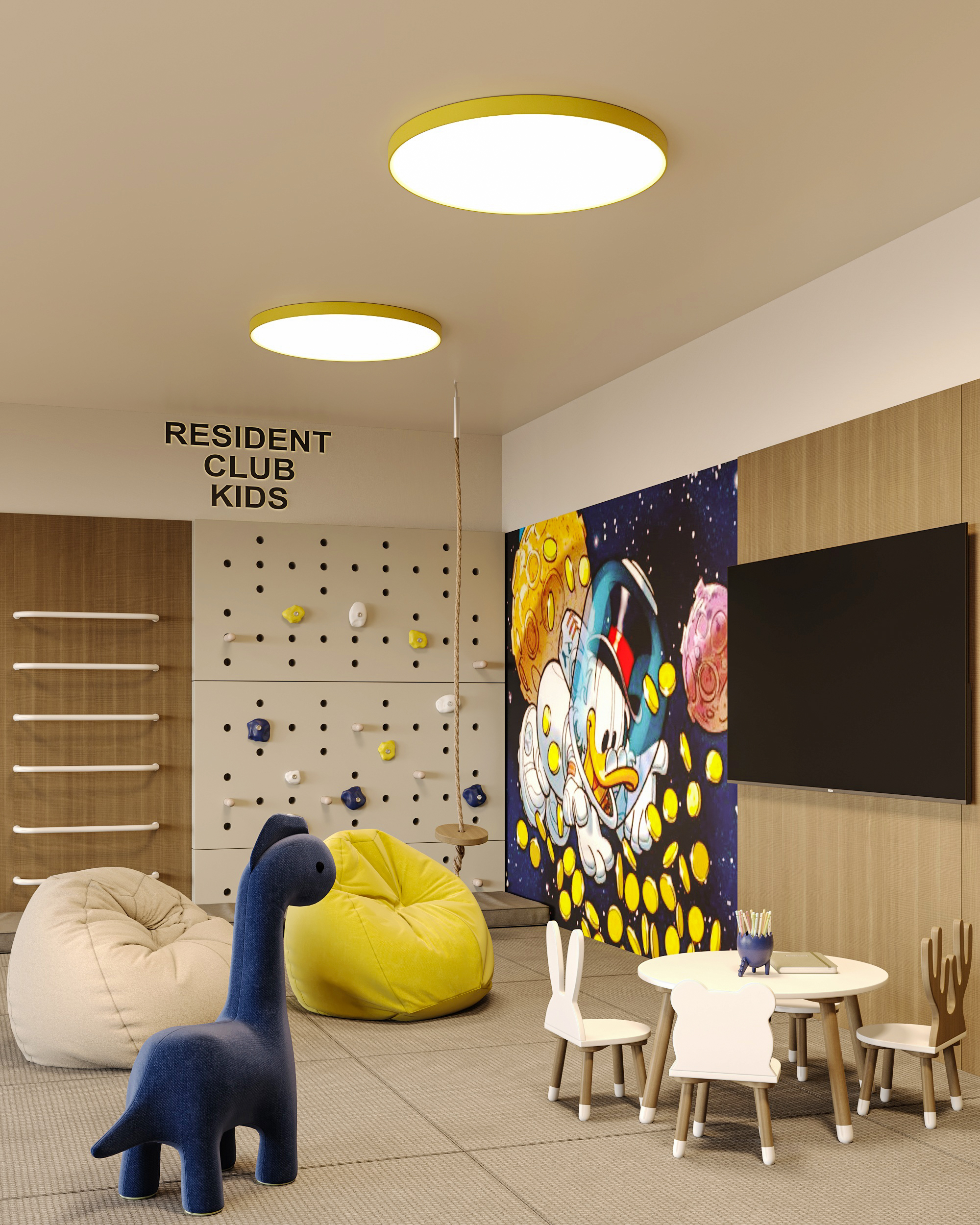 Безпечний та комфортний простір для ігор і розвитку дітей.