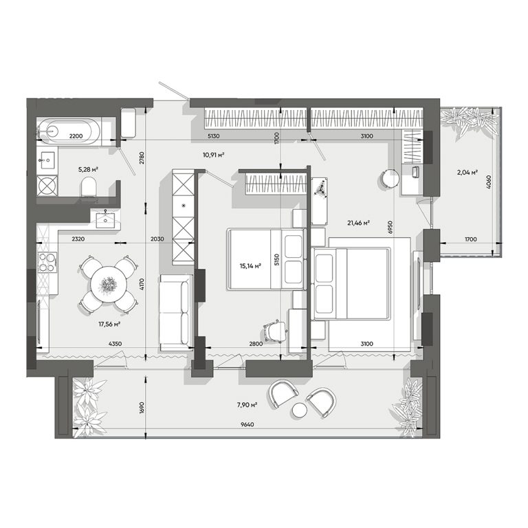 Lennona Residents – Квартира №45
