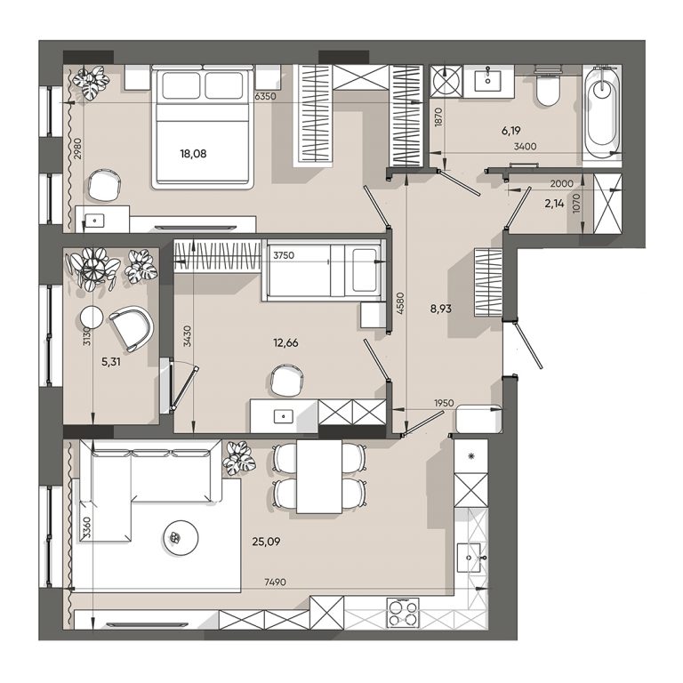 Orlan Residents – Квартира №125