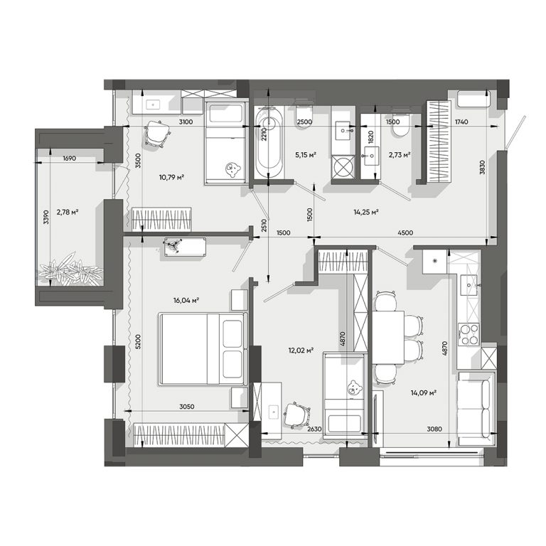 Lennona Residents – Квартира №52