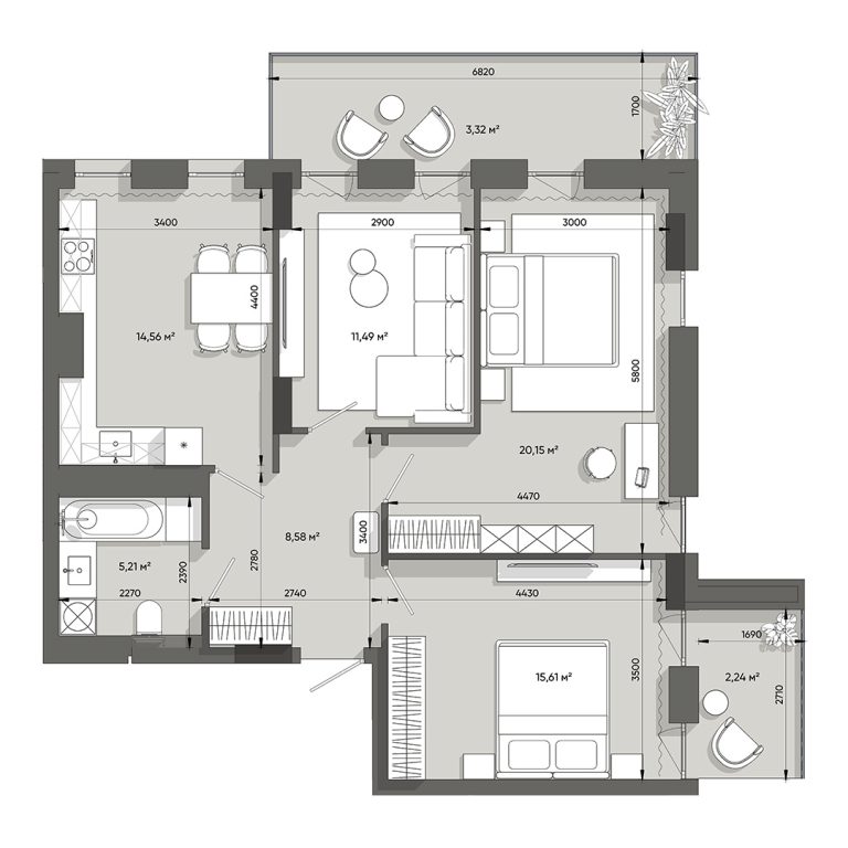 Lennona Residents – Квартира №49
