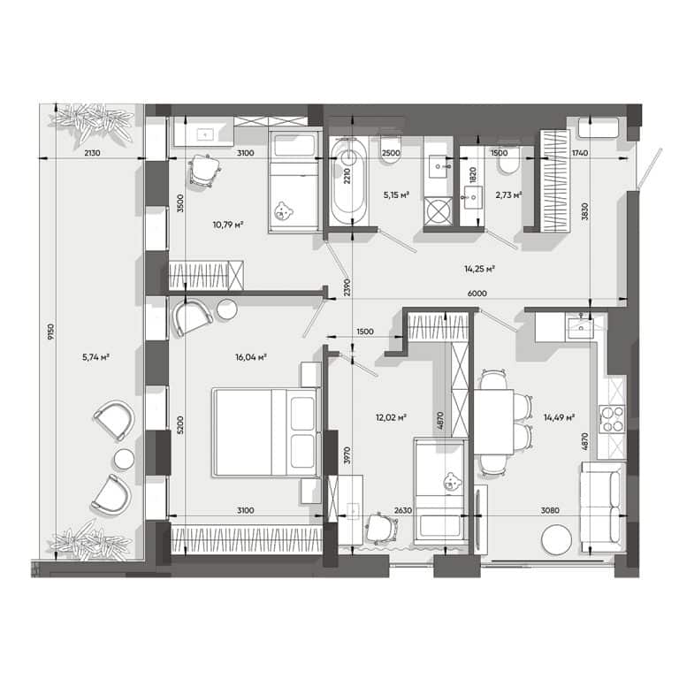 Lennona Residents – Квартира №32