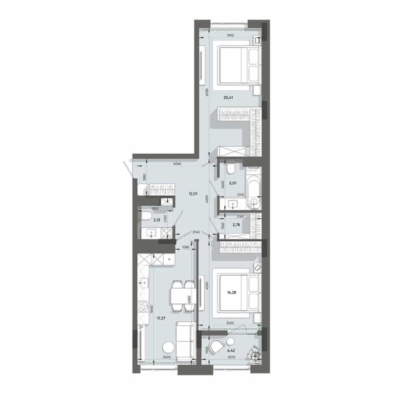 Resident State – Apartment №100